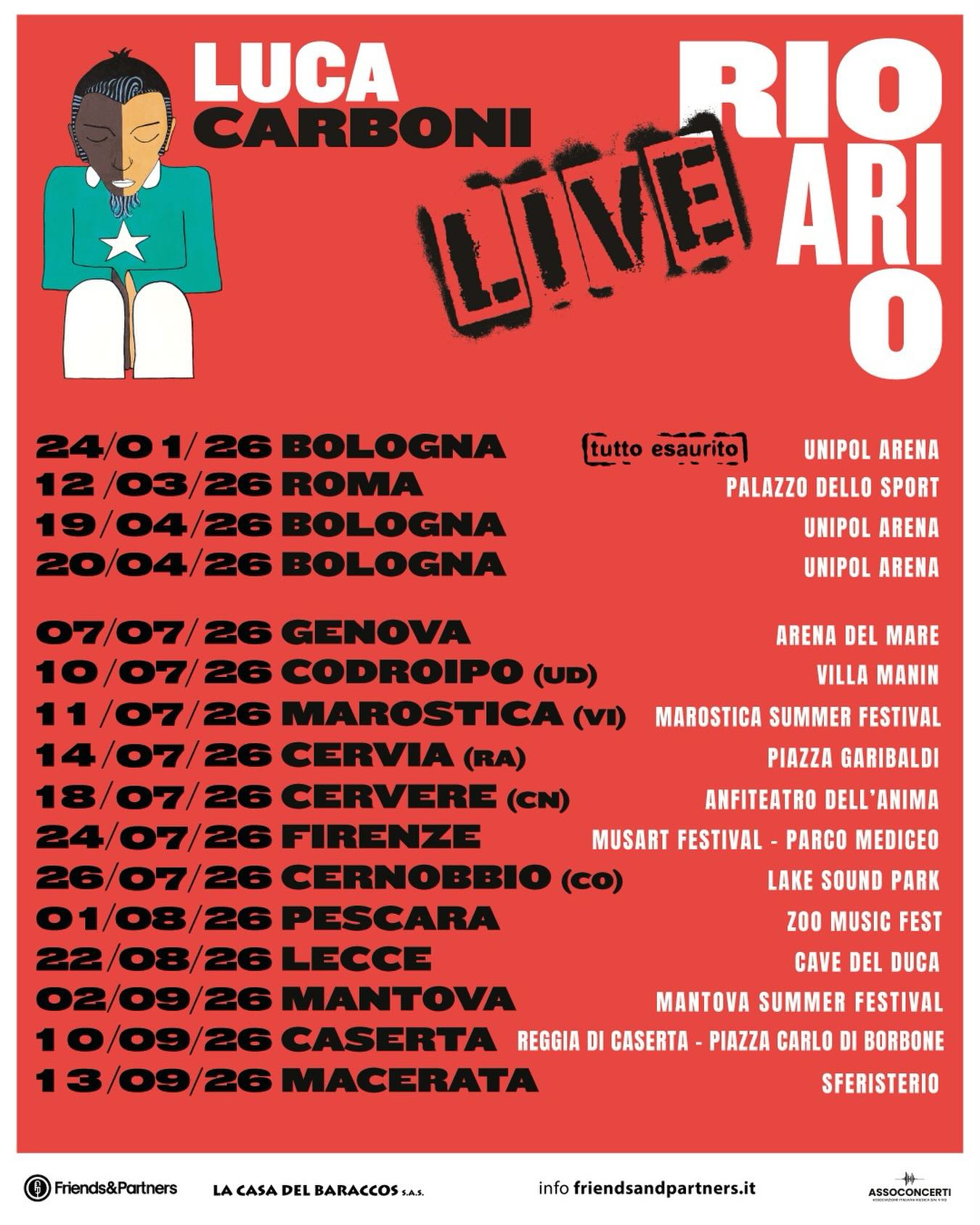 Luca Carboni - Rio Ari o Live